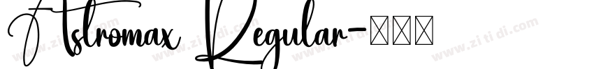 Astromax Regular字体转换